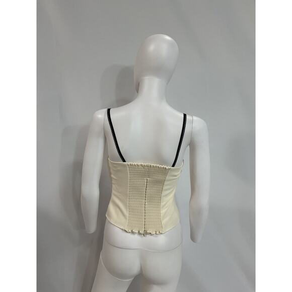 Reformation Black and Cream Blouse - Picture 3 of 5